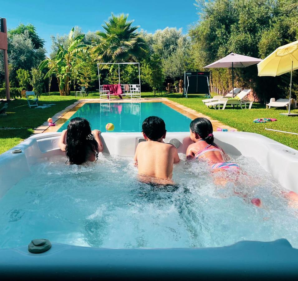 Ilafe Farmhouse, Villa Avec Piscine Chauffee Privee Et Jacuzzi Pour Familles Marrakesh Exterior foto