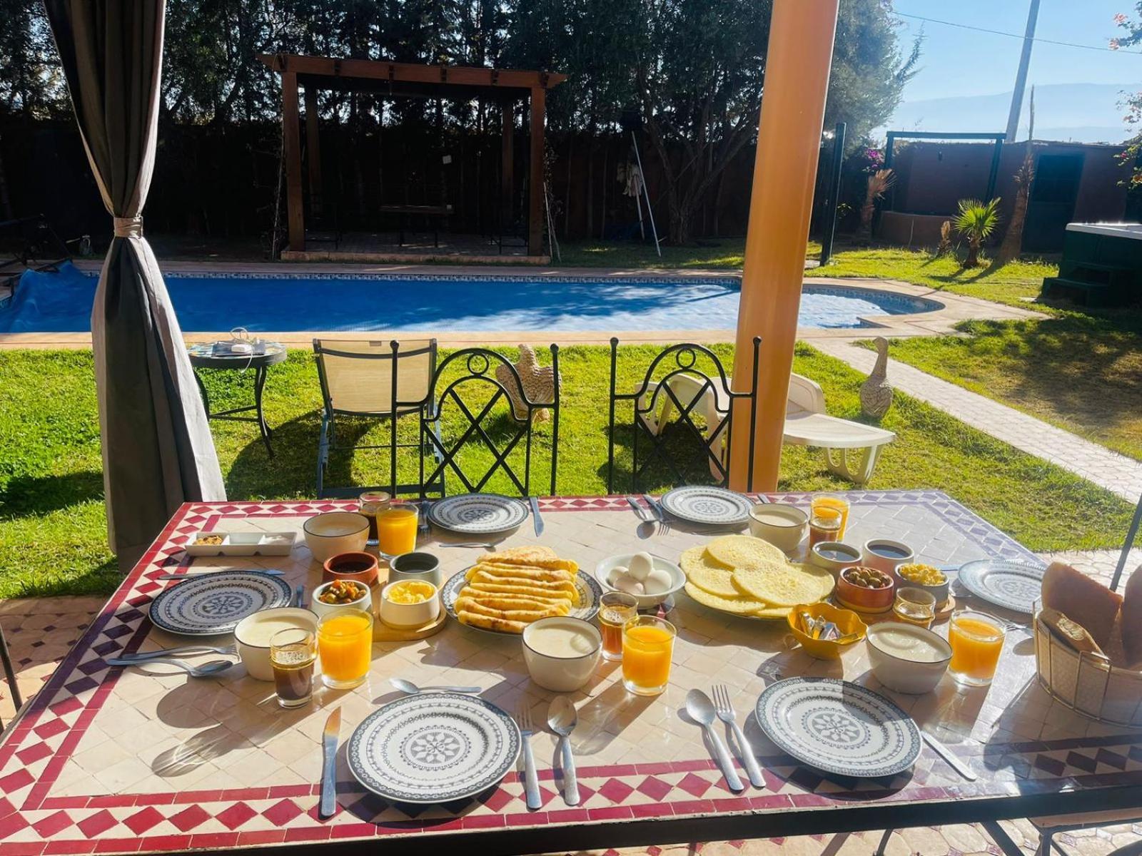 Ilafe Farmhouse, Villa Avec Piscine Chauffee Privee Et Jacuzzi Pour Familles Marrakesh Exterior foto